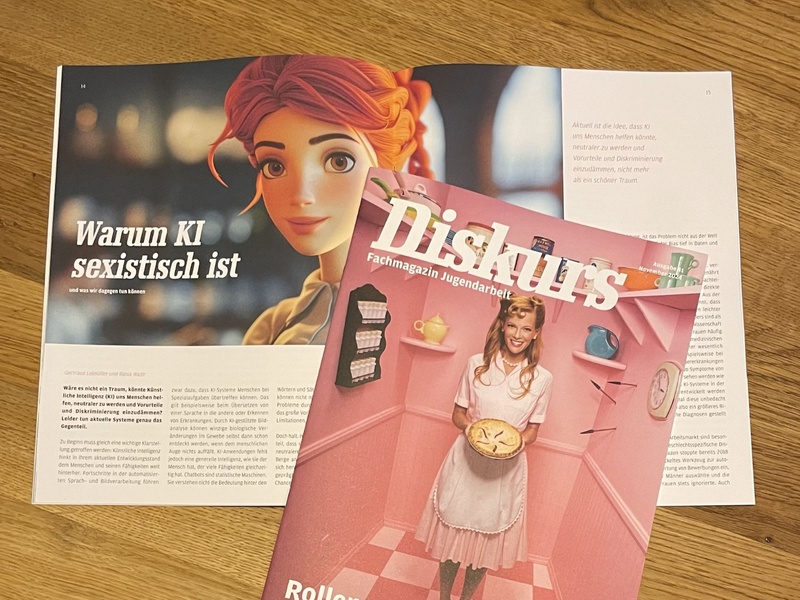 Die Ausgabe November 2024 des Fachmagazins Diskurs setzt sich mit Rollenbildern und Gleichberechtigung auseinander. 
                                    
                                        Rollen im Wandel