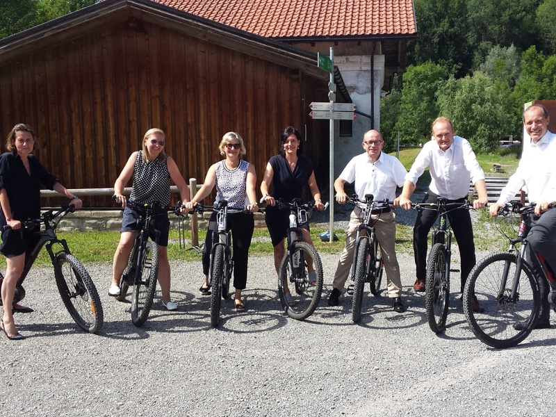 EU-Vertreter Nagelfluh-Radweg