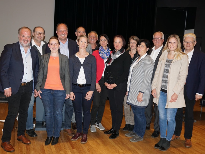 Die Regio Bürgermeister und die MitarbeiterInnen der Finanzverwaltung Leiblachtal. Foto: Regio Leiblachtal