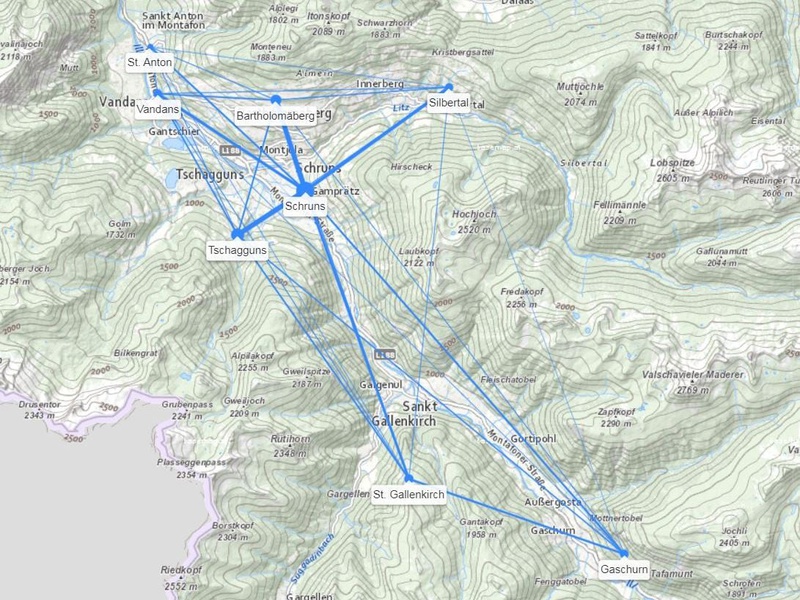 Das Anrufsammeltaxi ist eine gut funktionierende Ergänzung des öffentlichen Verkehrs im Montafon und übernimmt die "letzte Meile" bis zur Haustüre.