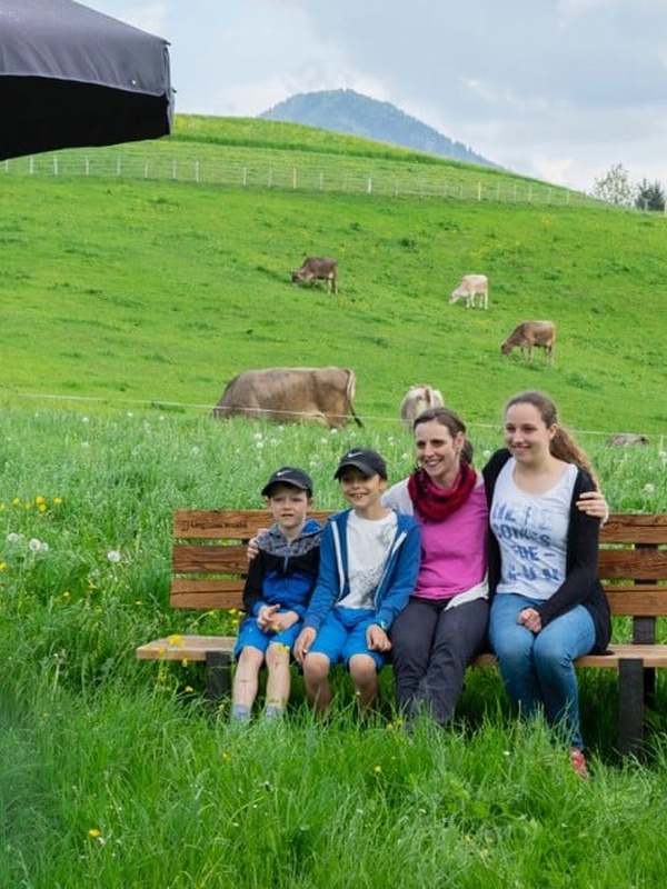 Am Foto-Bänkle wurden die BesucherInnen mit ihren Leidenschaften porträtiert