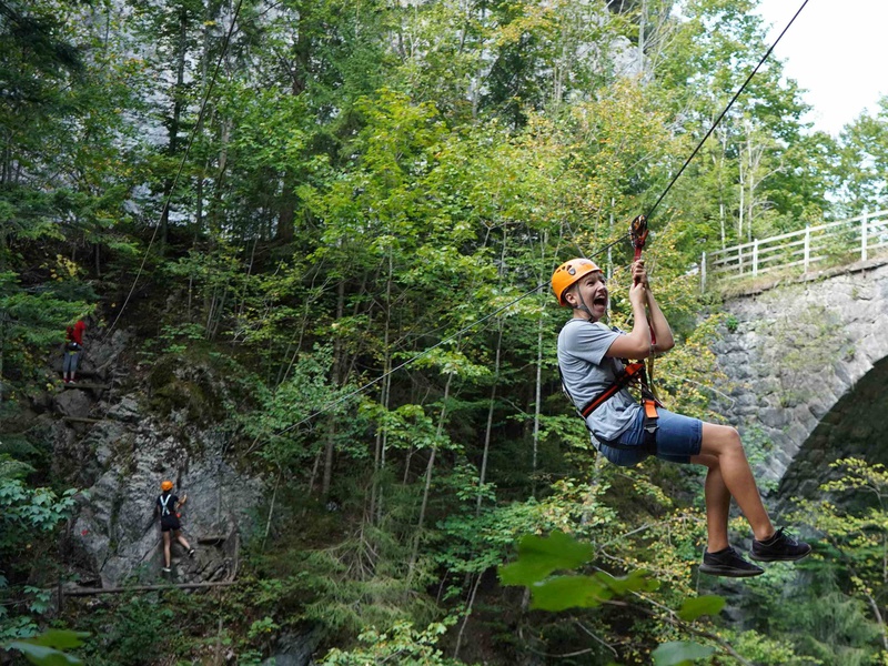 Der Lehrlingstag bot spannende gemeinsame Erlebnisse an der Bregenzerache. Foto: witus